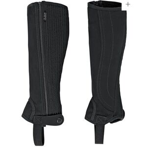 DUBLIN. New with tags Black Half Riding Chaps